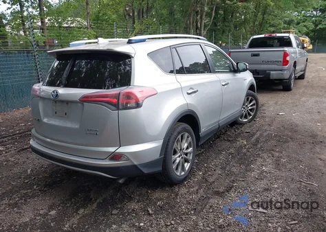 2016 Toyota Rav4 Hybrid Limited from USA, damaged, VIN JTMDJREV2GD001094